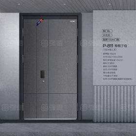T型冰箱工藝門系列P-811雅頓子母